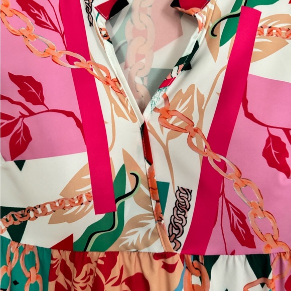 Colorful Patchwork Dress - Picture 2 of 5